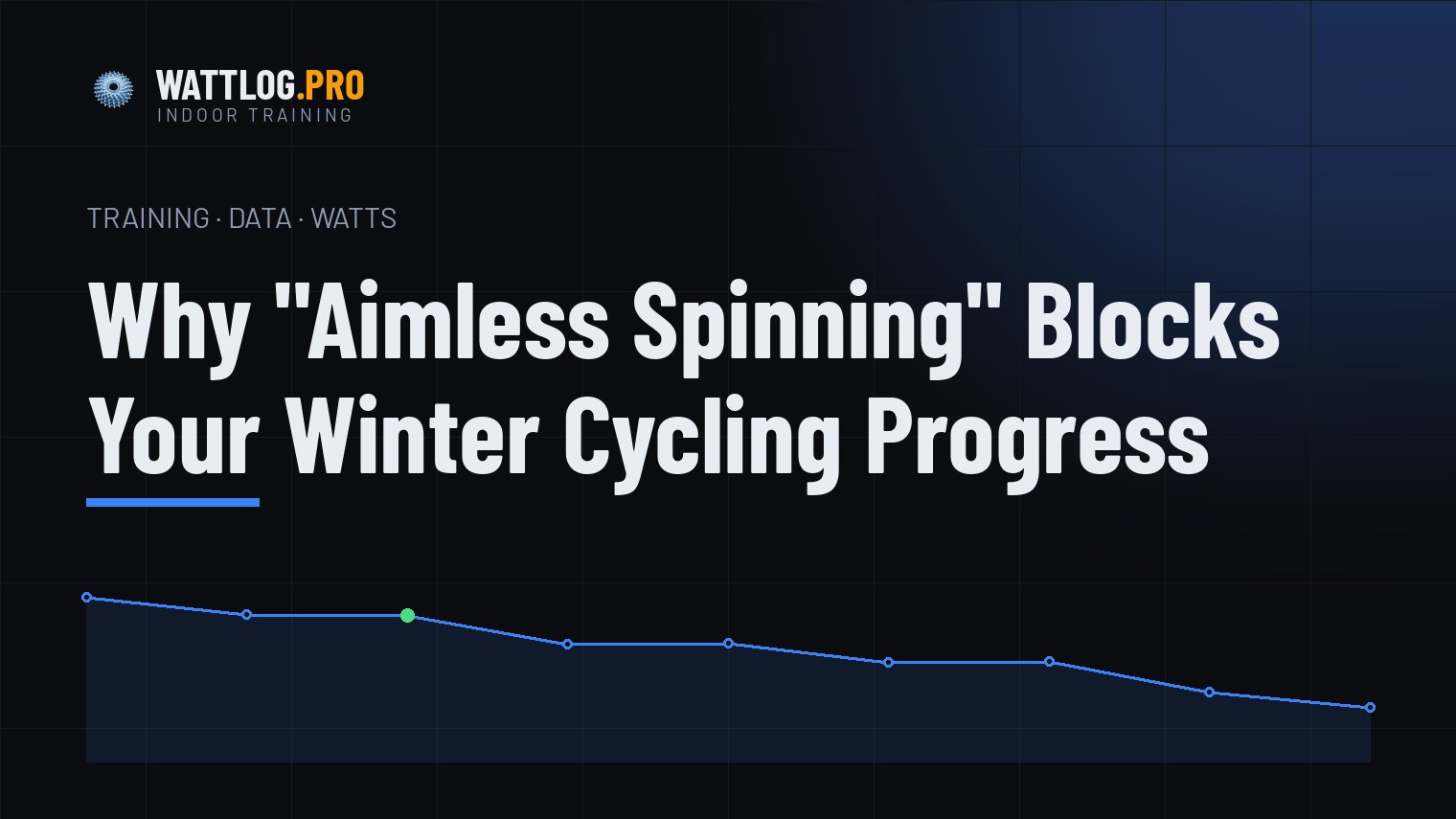 Why aimless spinning blocks your winter cycling progress