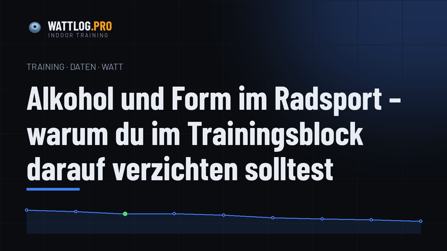 Alkohol und Form im Radsport — warum du im Trainingsblock darauf verzichten solltest