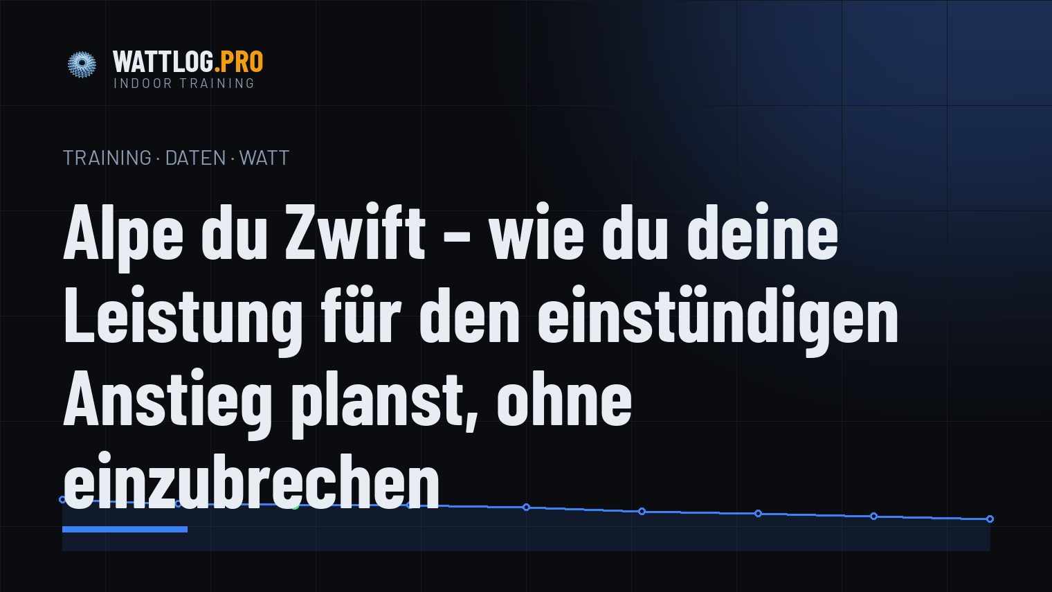 Alpe du Zwift — wie du deine Leistung für den einstündigen Anstieg planst, ohne einzubrechen