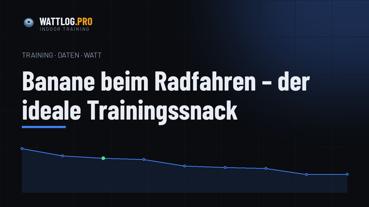 Banane beim Radfahren — der ideale Trainingssnack