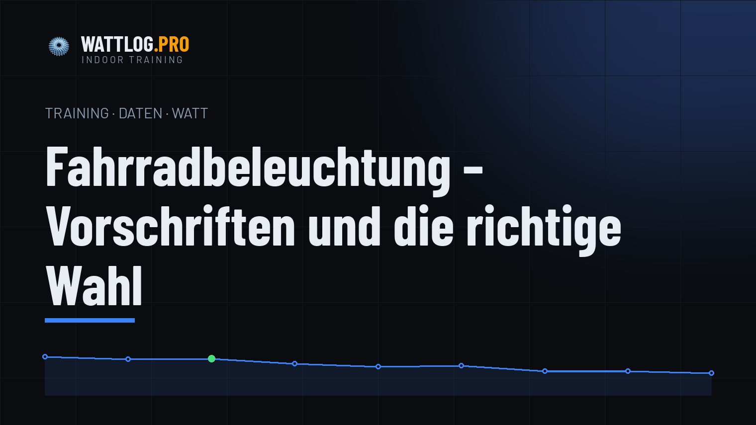Fahrradbeleuchtung — Vorschriften und die richtige Wahl