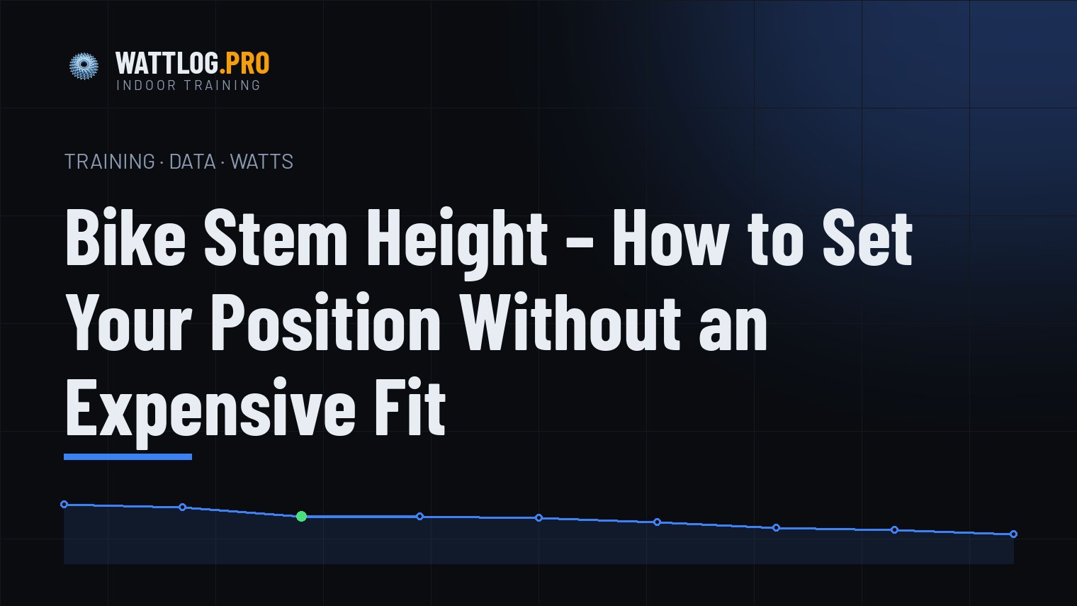 Bike stem height — how to set your position without an expensive fit