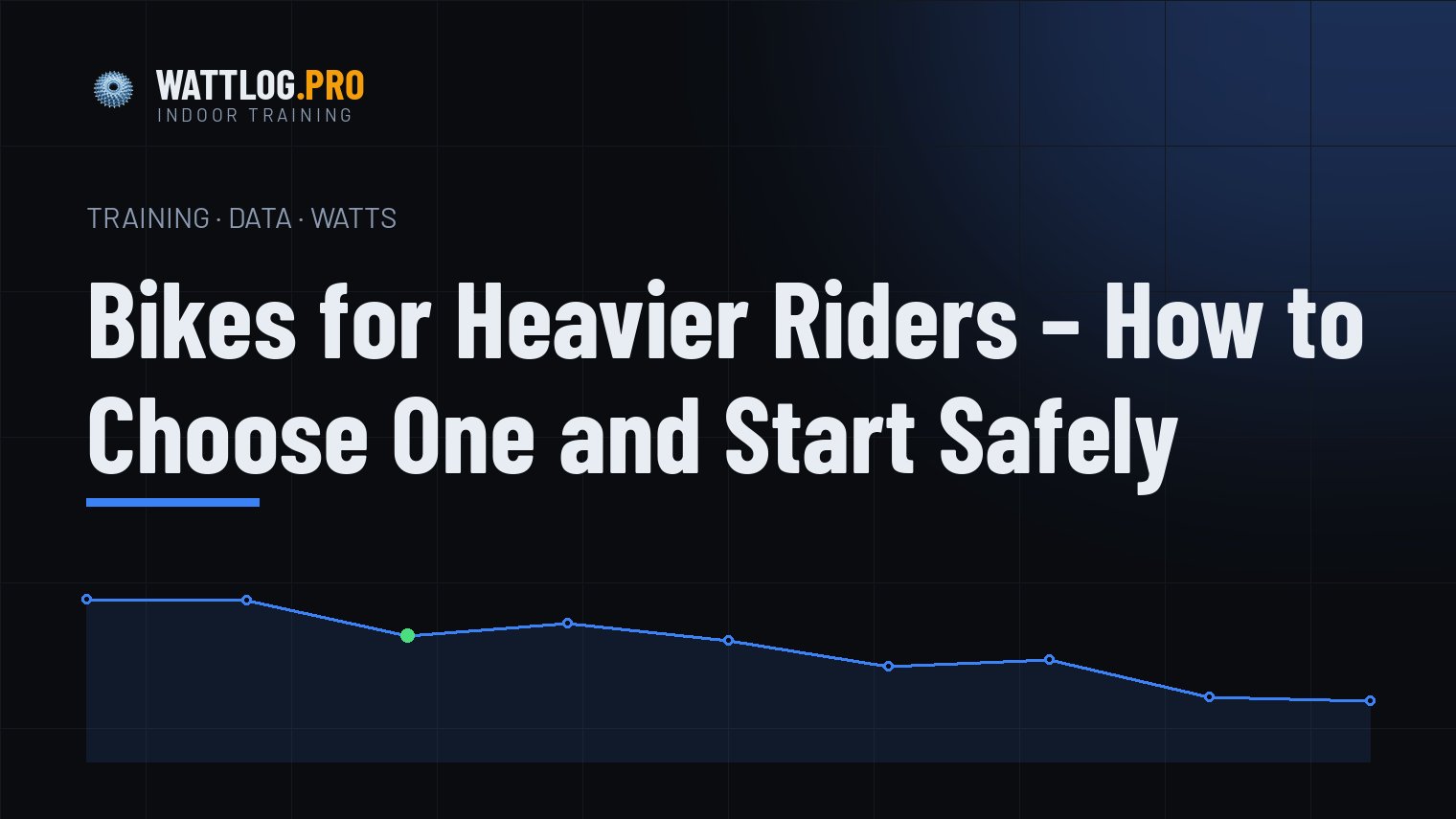 Bikes for heavier riders — how to choose one and start safely