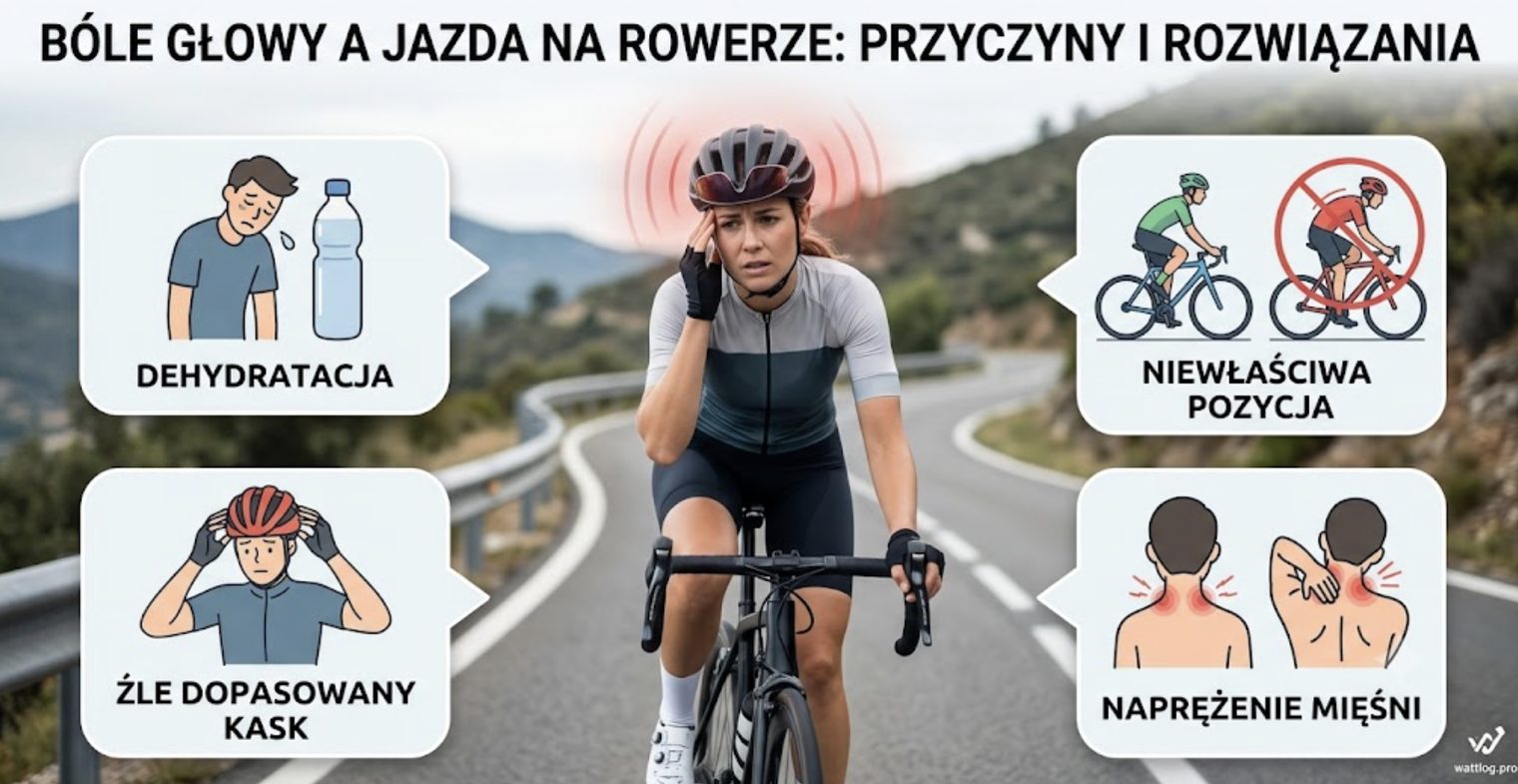 Bóle głowy a jazda na rowerze — czy rower pomaga na migreny i napięciowe bóle głowy?