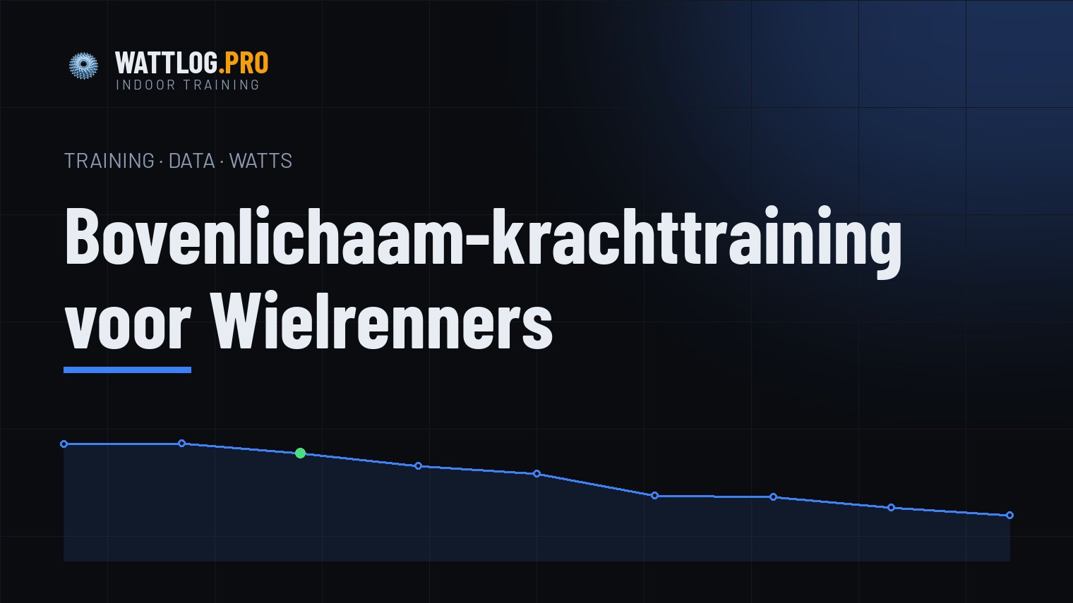 Bovenlichaam-krachttraining voor wielrenners