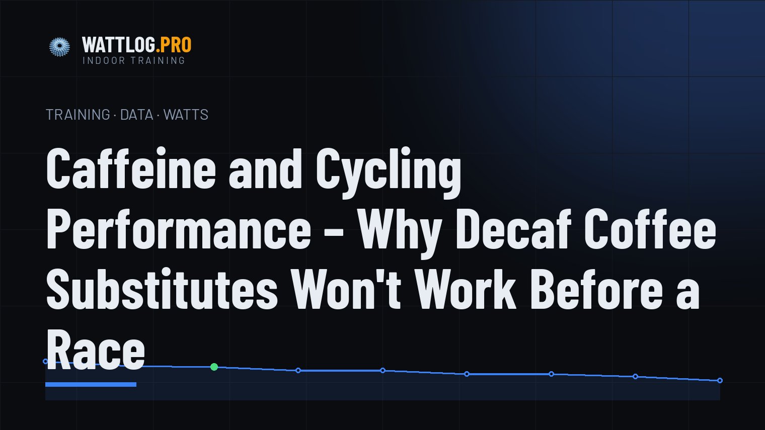 Caffeine and cycling performance — why decaf coffee substitutes won't work before a race