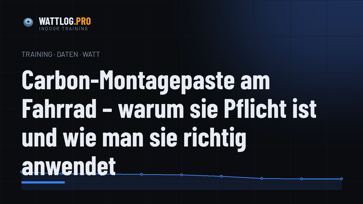 Carbon-Montagepaste am Fahrrad — warum sie Pflicht ist und wie man sie richtig anwendet