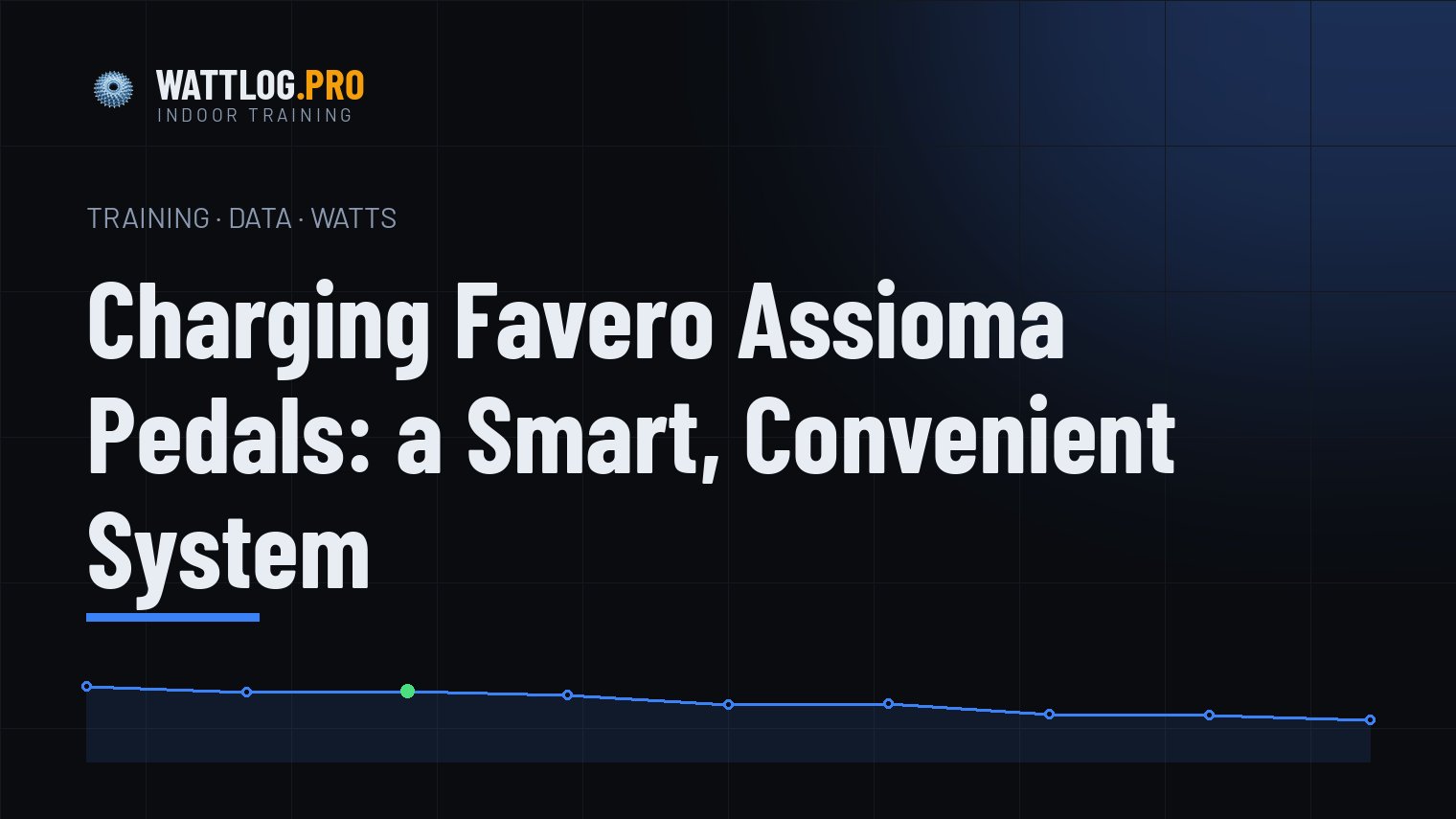 Charging Favero Assioma pedals: a smart, convenient system