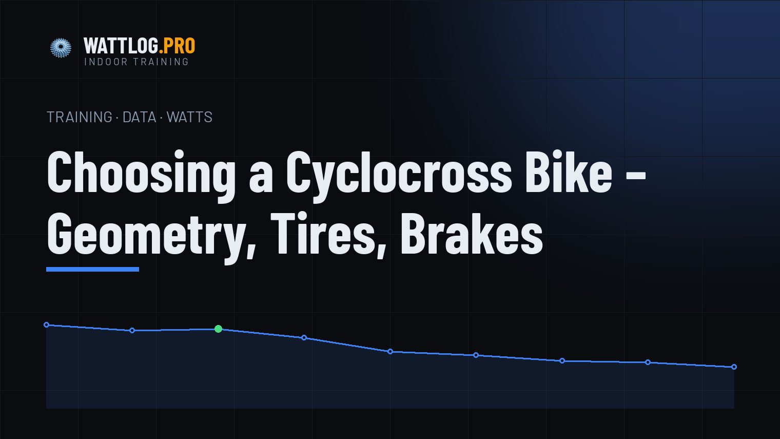 Choosing a Cyclocross Bike — Geometry, Tires, Brakes