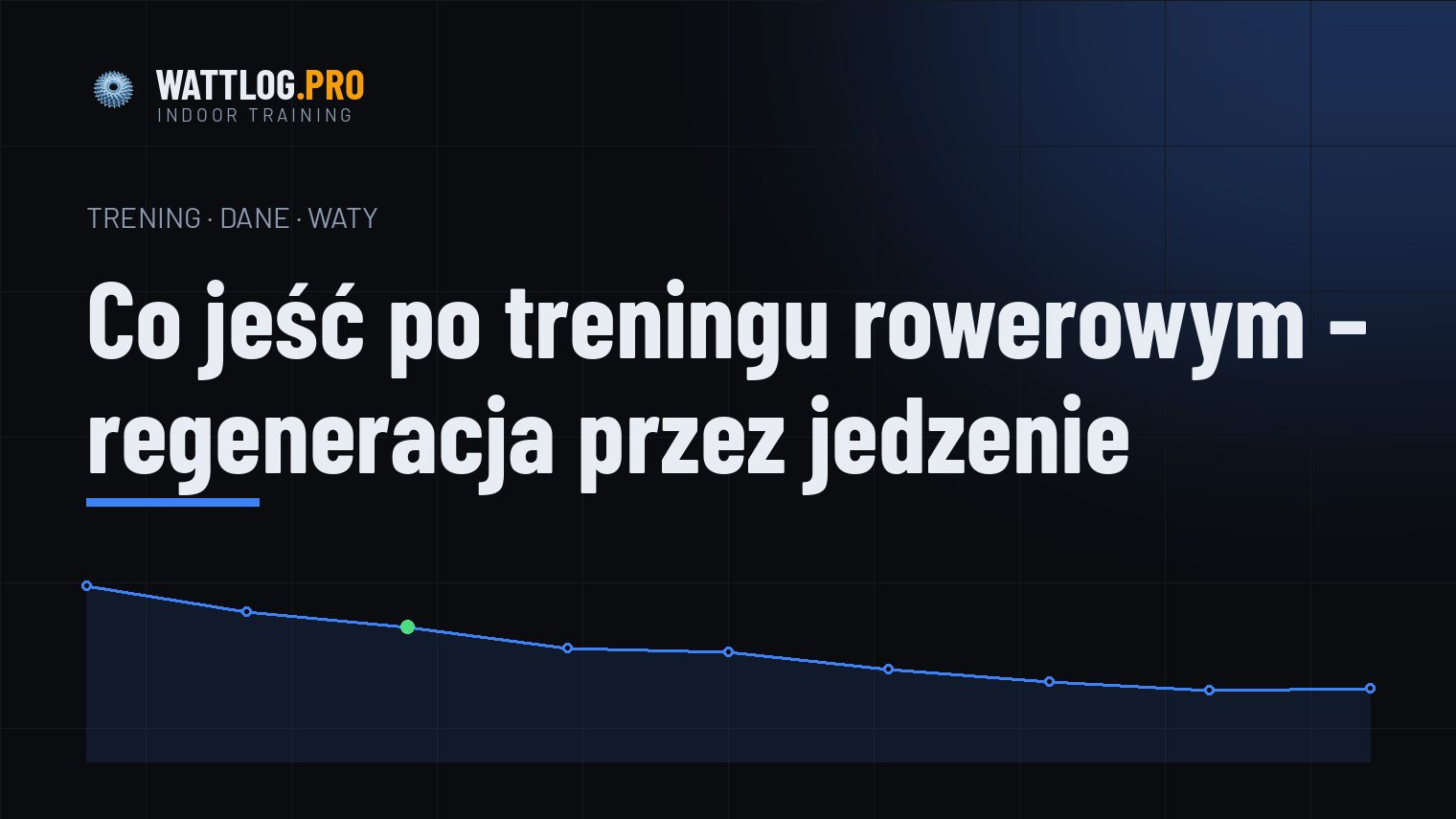 Co jeść po treningu rowerowym — regeneracja przez jedzenie