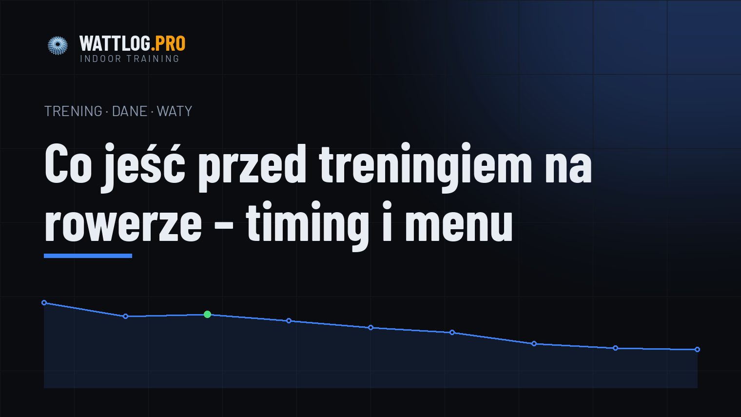Co jeść przed treningiem na rowerze — timing i menu