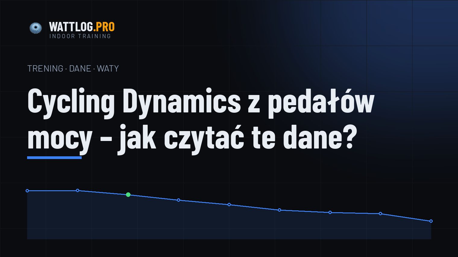 Cycling Dynamics z pedałów mocy — jak czytać te dane?