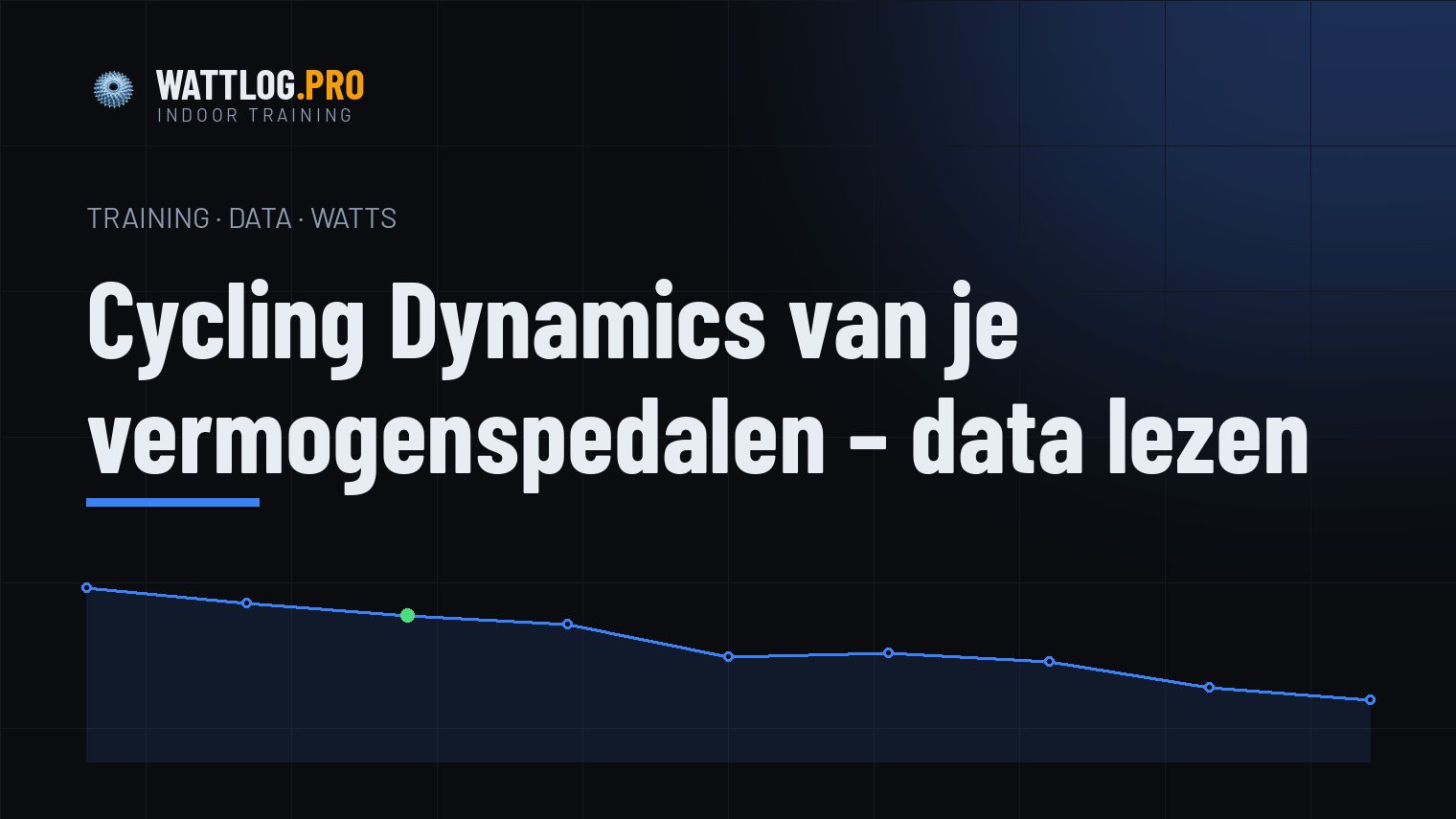Cycling Dynamics van je vermogenspedalen — data lezen