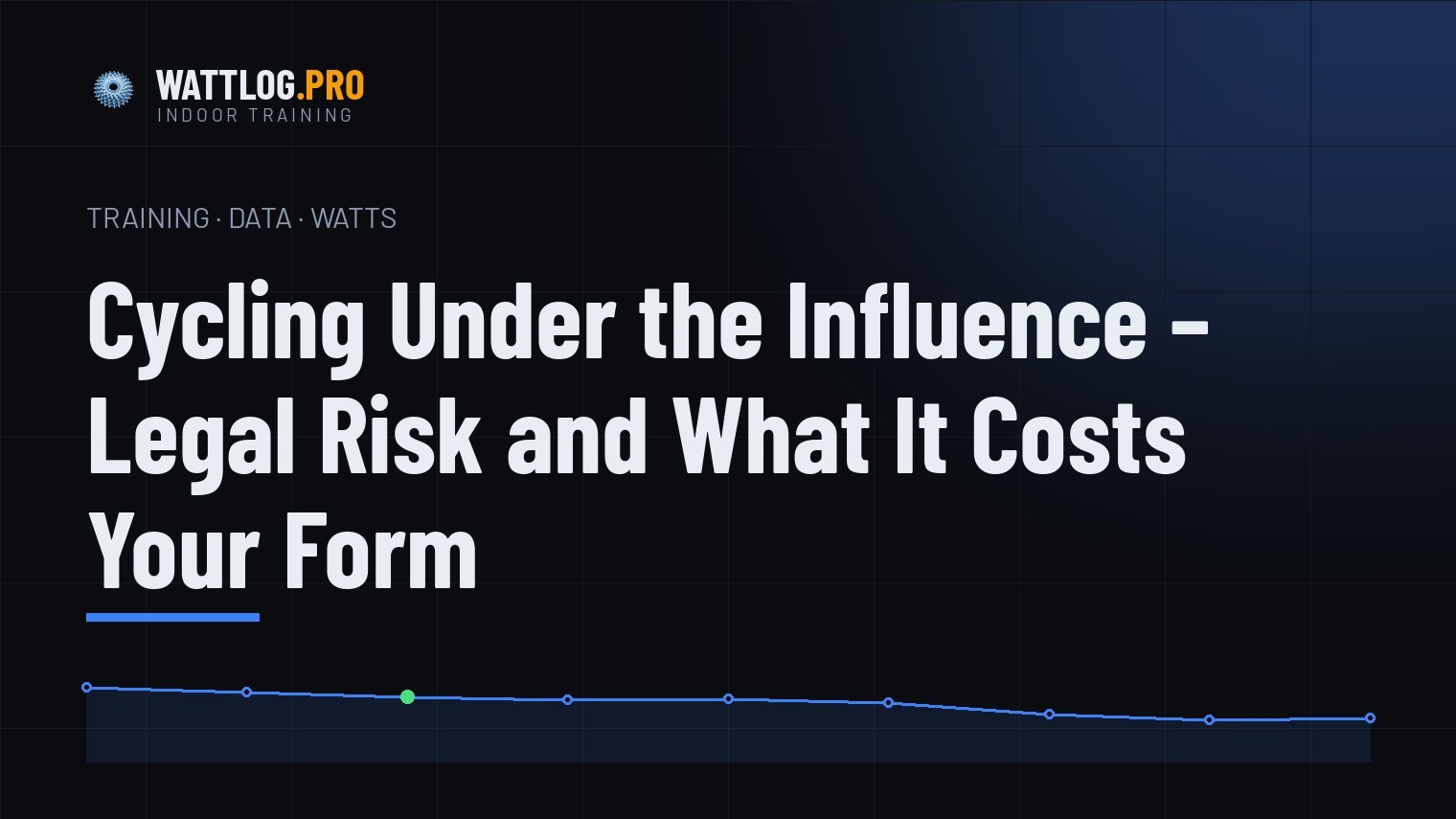 Cycling Under the Influence — Legal Risk and What It Costs Your Form
