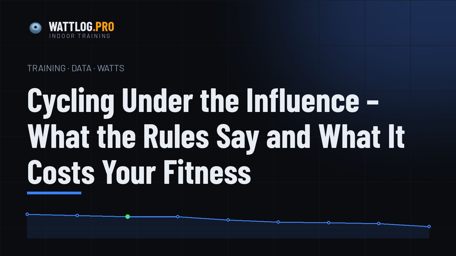 Cycling Under the Influence — What the Rules Say and What It Costs Your Fitness