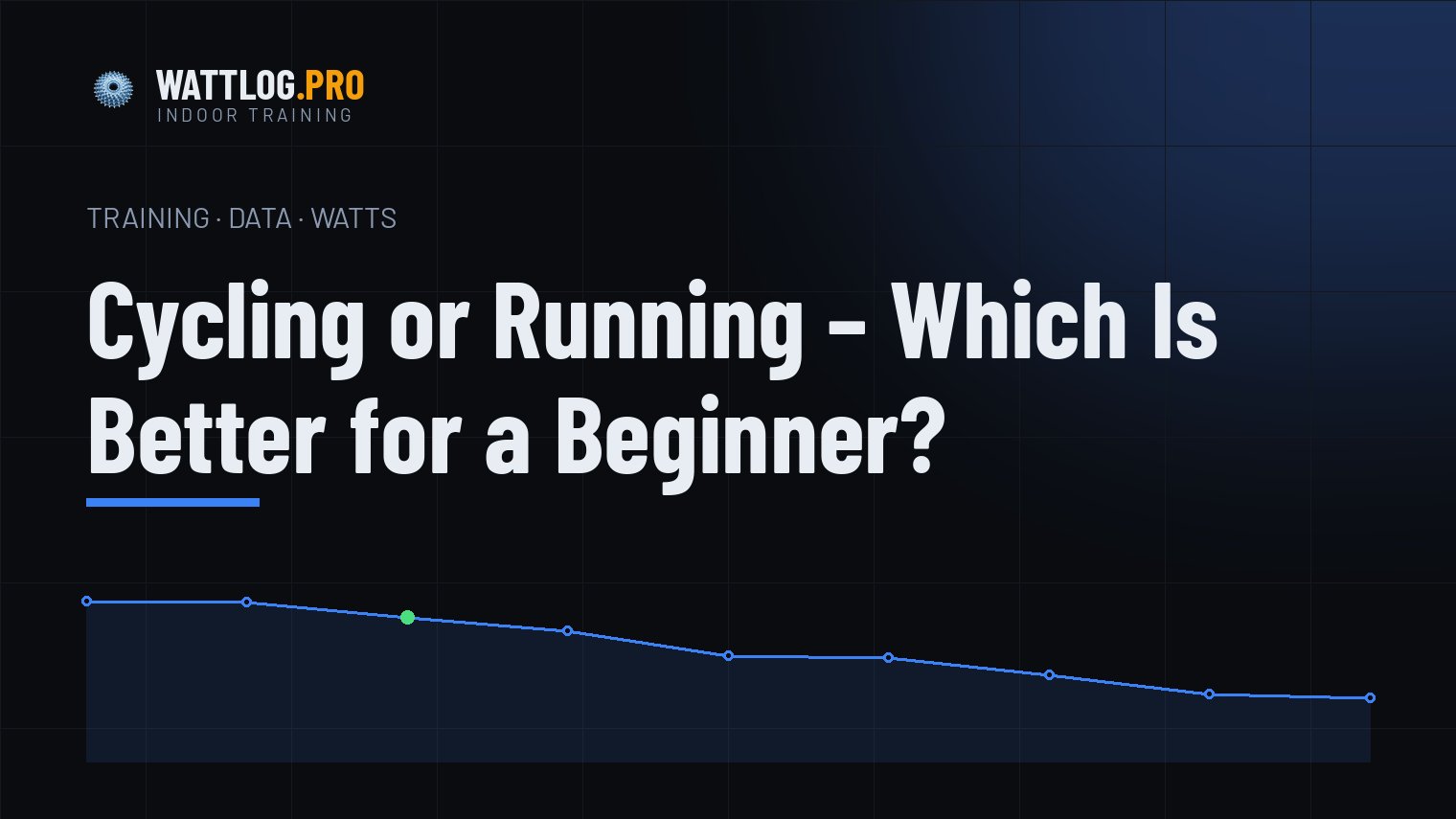 Cycling or running — which is better for a beginner?