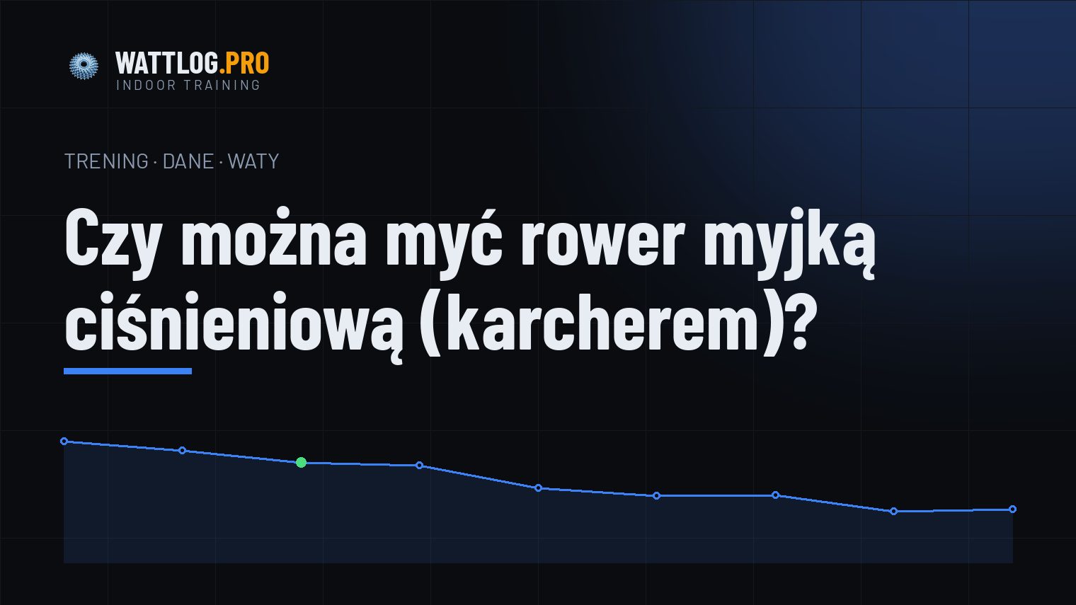 Czy można myć rower myjką ciśnieniową (karcherem)?