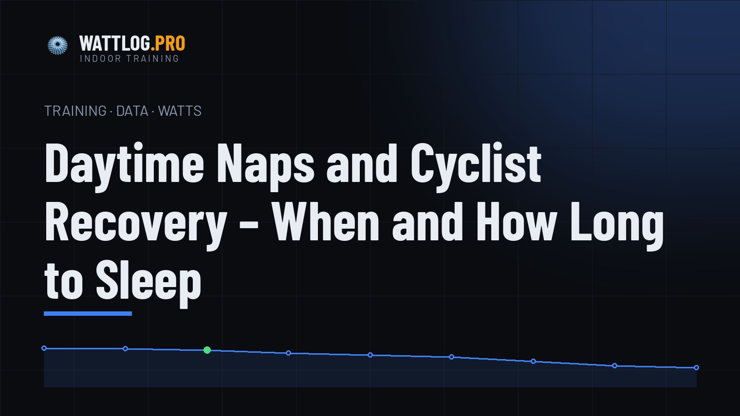 Daytime naps and cyclist recovery — when and how long to sleep