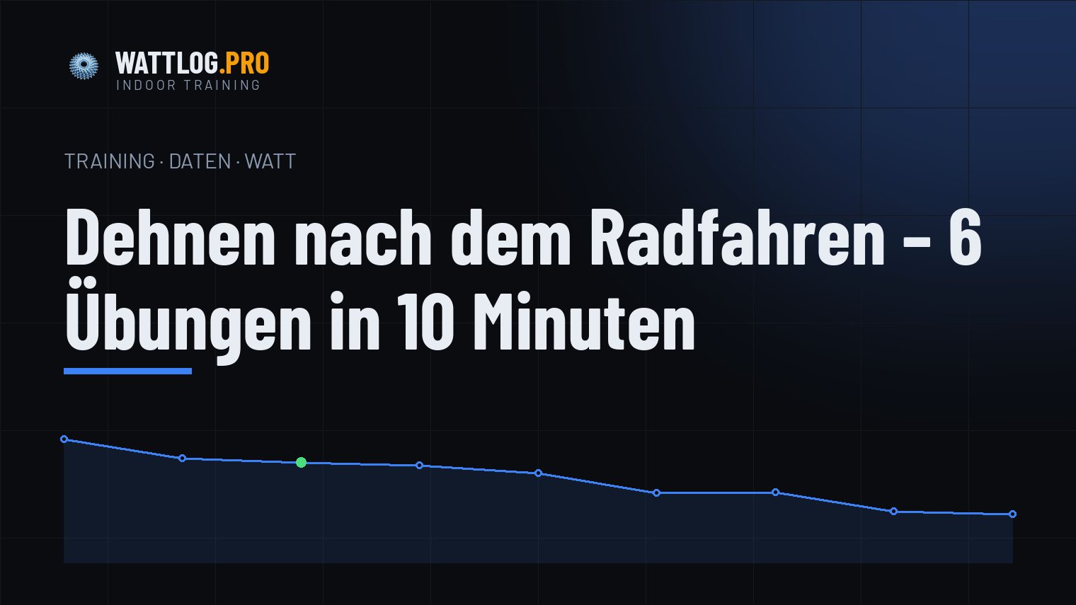 Dehnen nach dem Radfahren — 6 Übungen in 10 Minuten