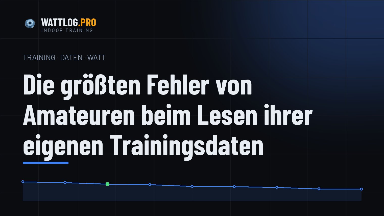 Die größten Fehler von Amateuren beim Lesen ihrer eigenen Trainingsdaten