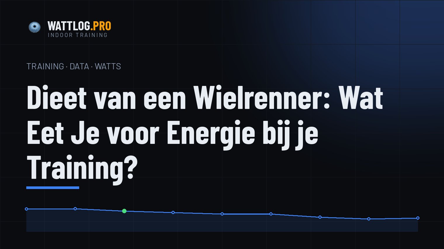 Dieet van een wielrenner: wat eet je voor energie bij je training?