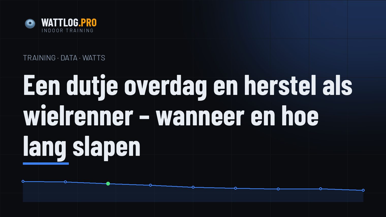 Een dutje overdag en herstel als wielrenner — wanneer en hoe lang slapen