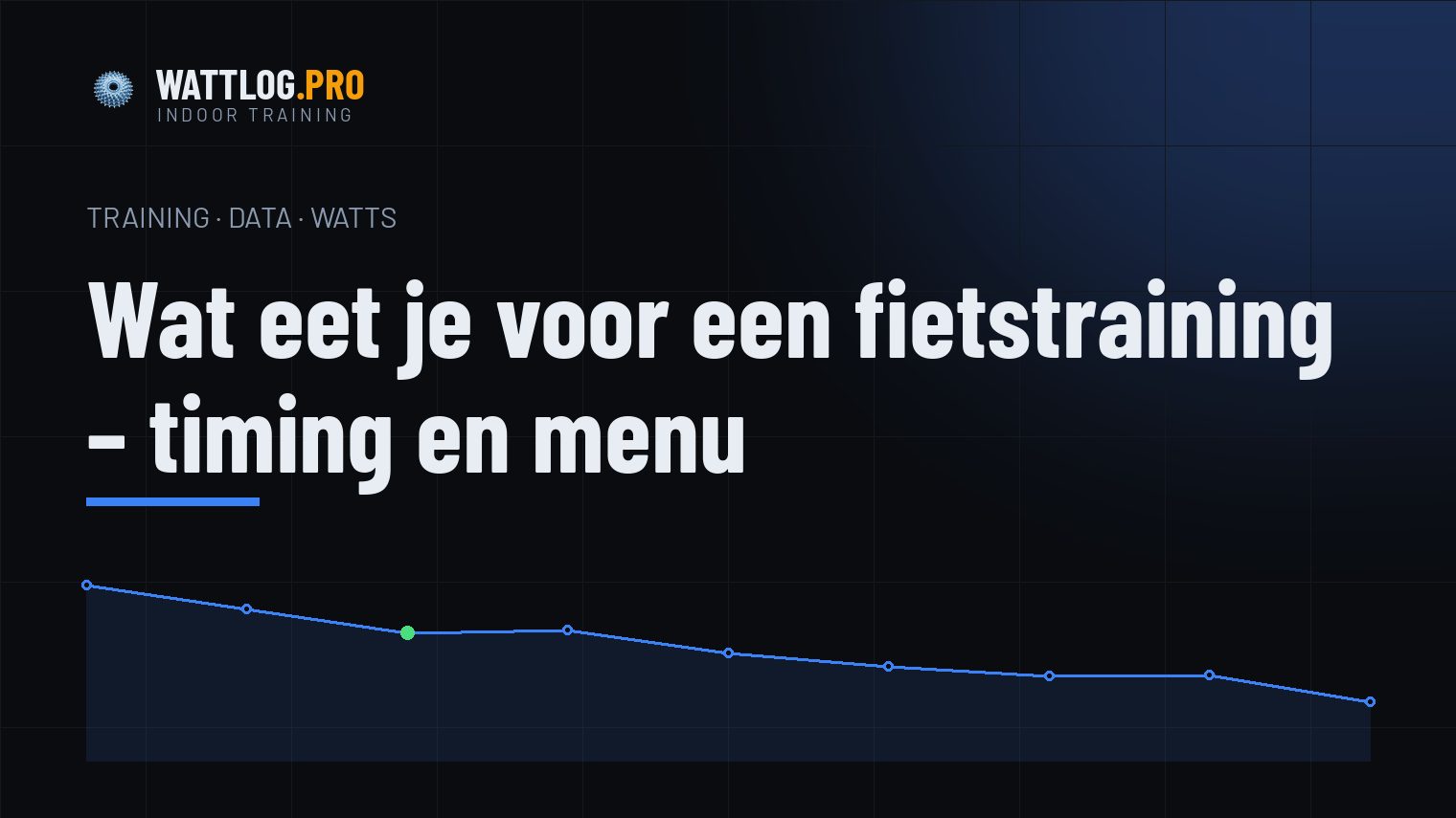 Wat eet je voor een fietstraining — timing en menu