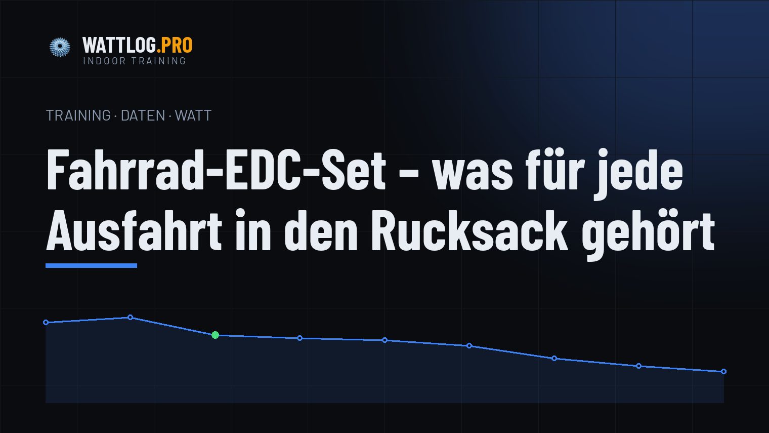 Fahrrad-EDC-Set — was für jede Ausfahrt in den Rucksack gehört