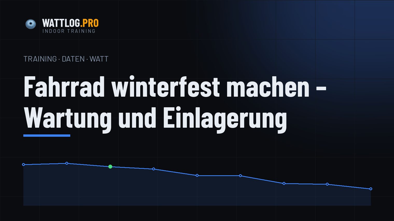 Fahrrad winterfest machen — Wartung und Einlagerung