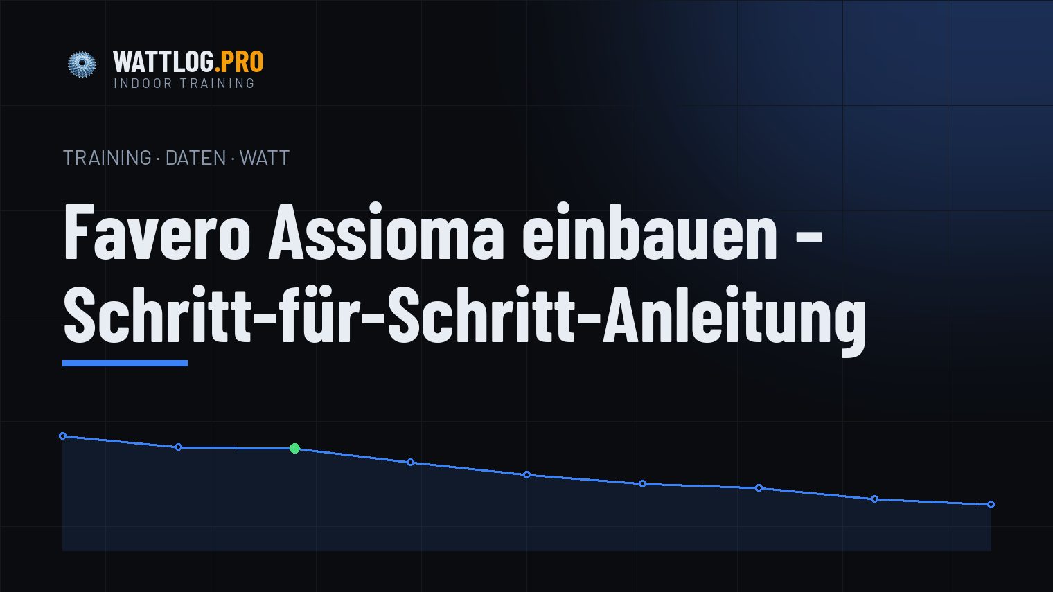 Favero Assioma einbauen — Schritt-für-Schritt-Anleitung