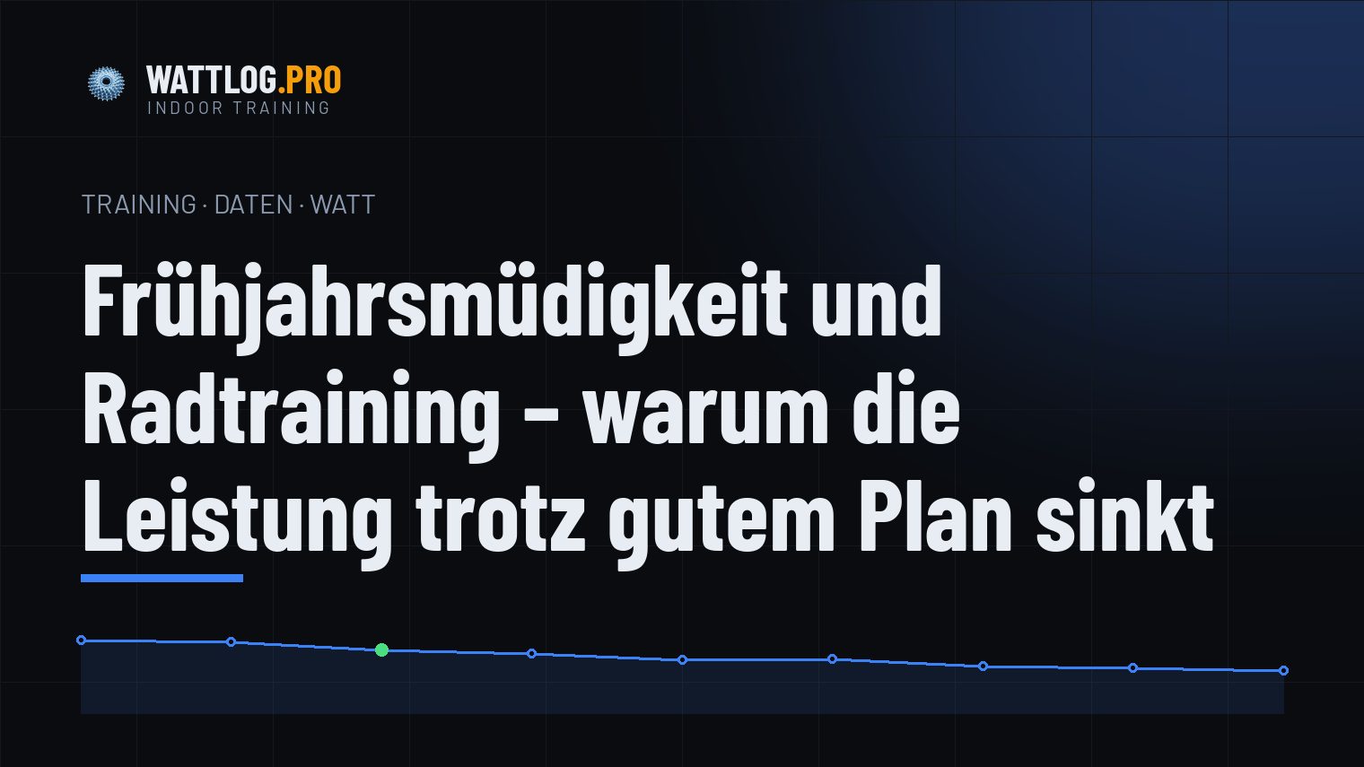 Frühjahrsmüdigkeit und Radtraining — warum die Leistung trotz gutem Plan sinkt