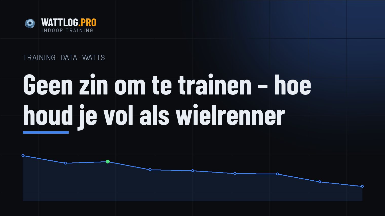 Geen zin om te trainen — hoe houd je vol als wielrenner
