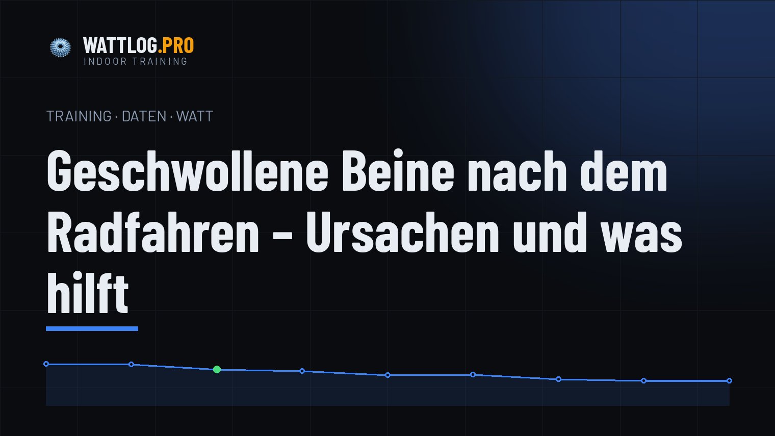 Geschwollene Beine nach dem Radfahren — Ursachen und was hilft