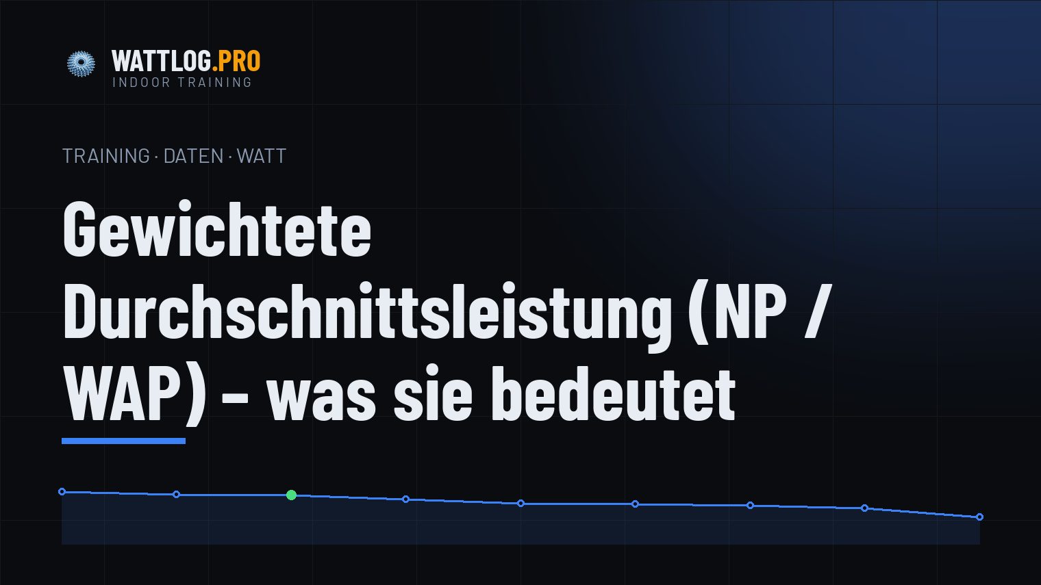 Gewichtete Durchschnittsleistung (NP / WAP) — was sie bedeutet