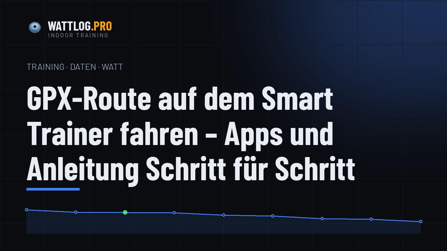 GPX-Route auf dem Smart Trainer fahren