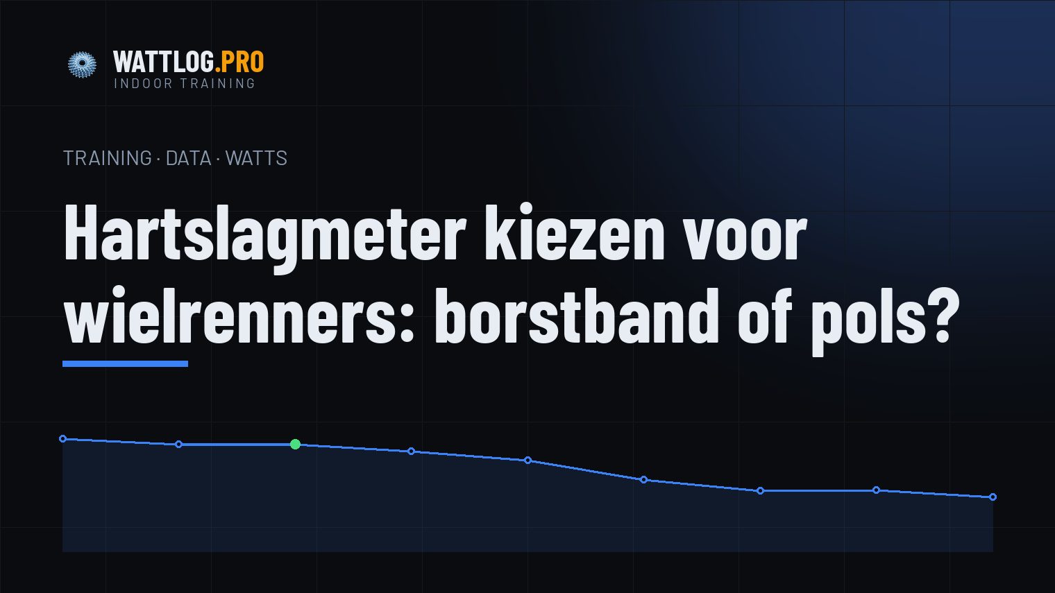 Hartslagmeter kiezen voor wielrenners: borstband of pols?