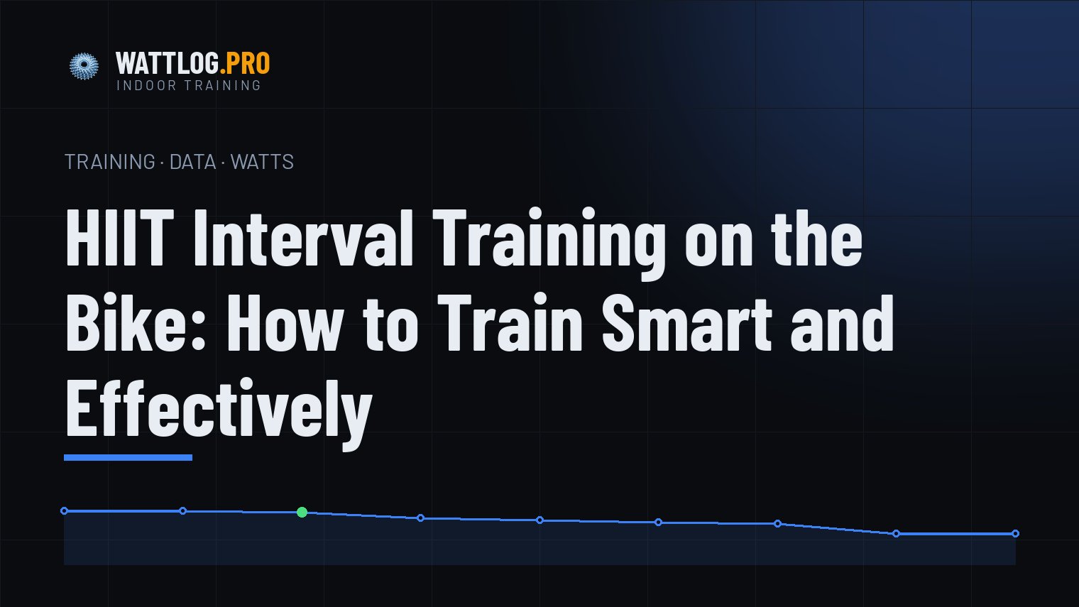 HIIT interval training on the bike: how to train smart and effectively