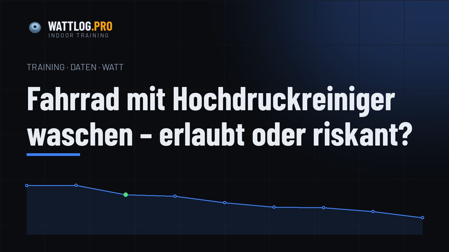 Fahrrad mit Hochdruckreiniger waschen — erlaubt oder riskant?