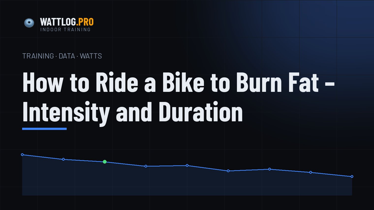 How to ride a bike to burn fat — intensity and duration