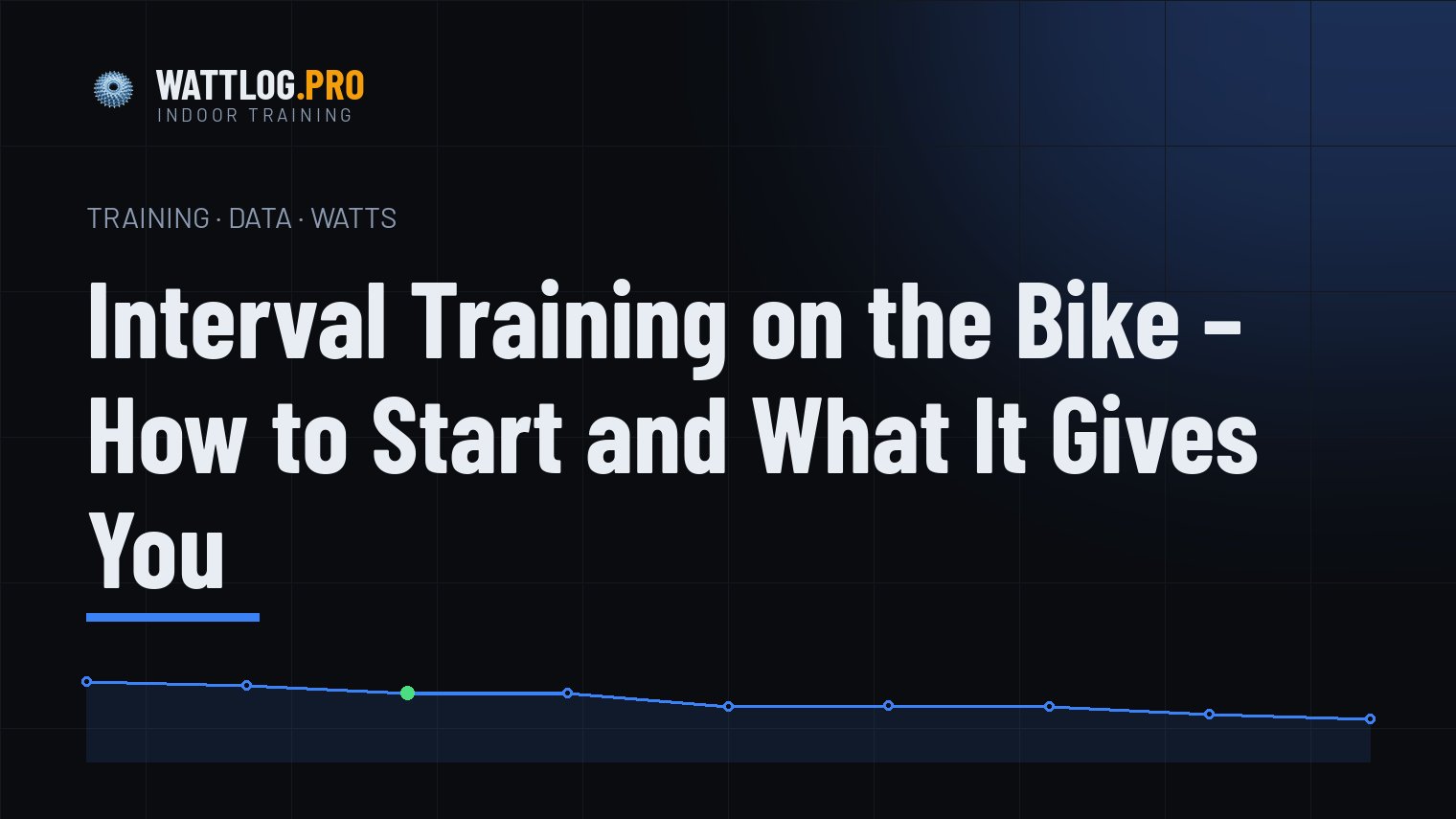 Interval training on the bike — how to start and what it gives you