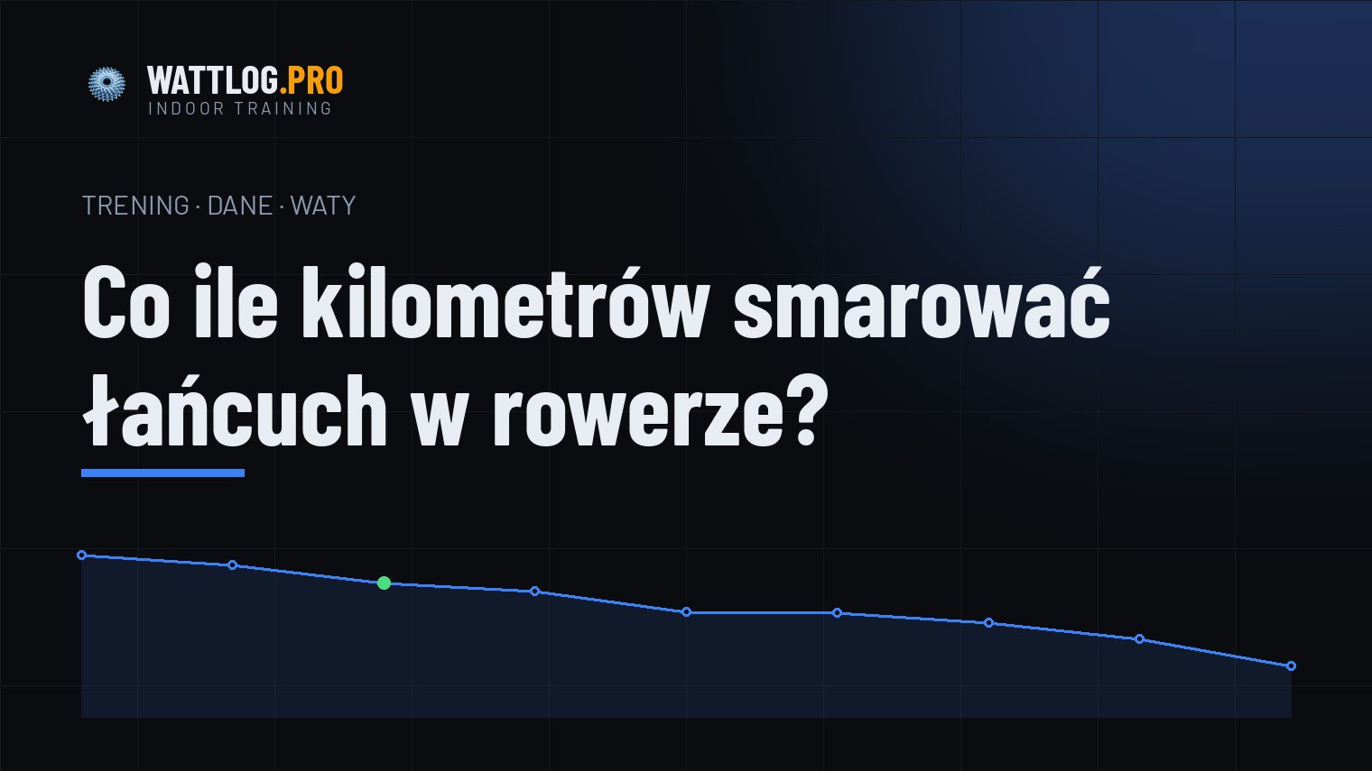 Co ile kilometrów smarować łańcuch w rowerze?