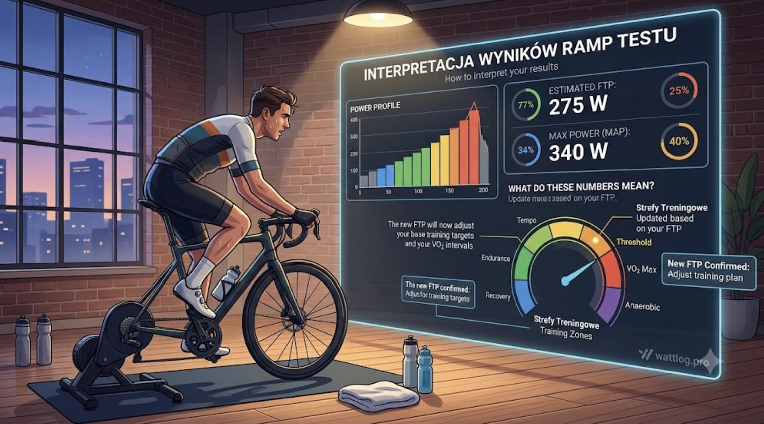 Jak interpretować wynik Ramp Testu — skąd bierze się Twoje FTP