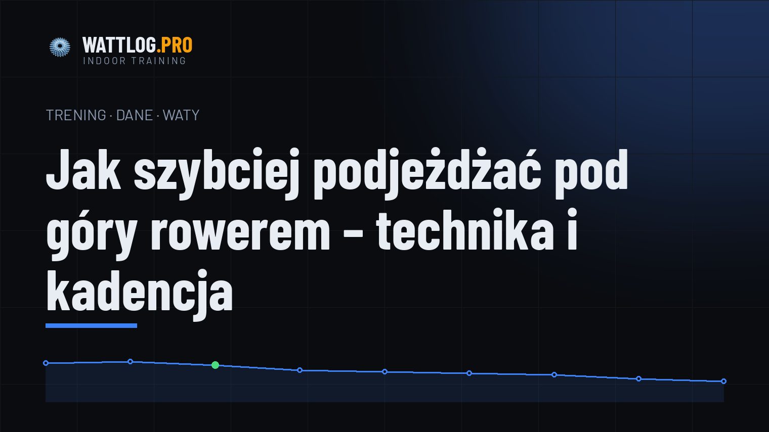 Jak szybciej podjeżdżać pod góry rowerem — technika i kadencja