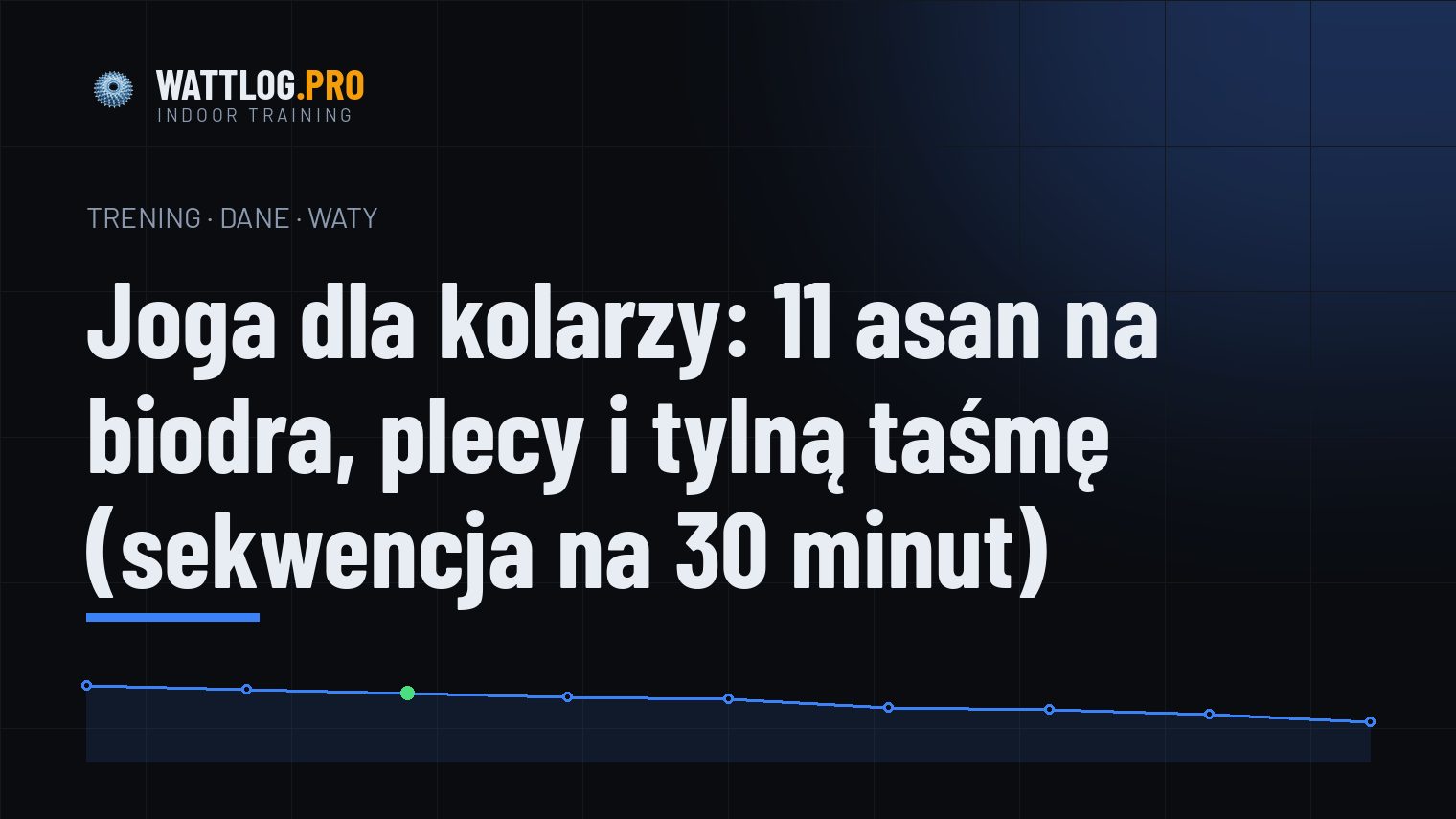 Joga dla kolarzy: 11 asan na biodra, plecy i tylną taśmę (sekwencja na 30 minut)