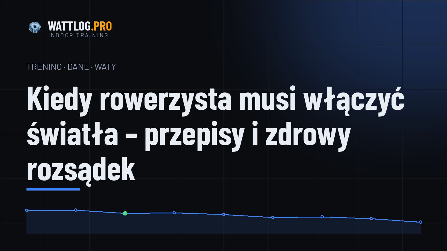 Kiedy rowerzysta musi włączyć światła — przepisy i zdrowy rozsądek