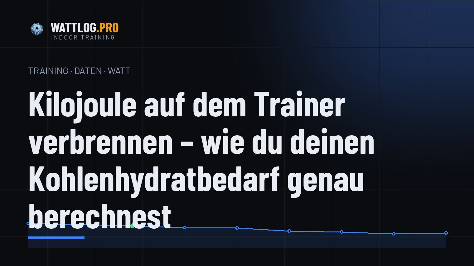 Kilojoule auf dem Trainer verbrennen — wie du deinen Kohlenhydratbedarf genau berechnest