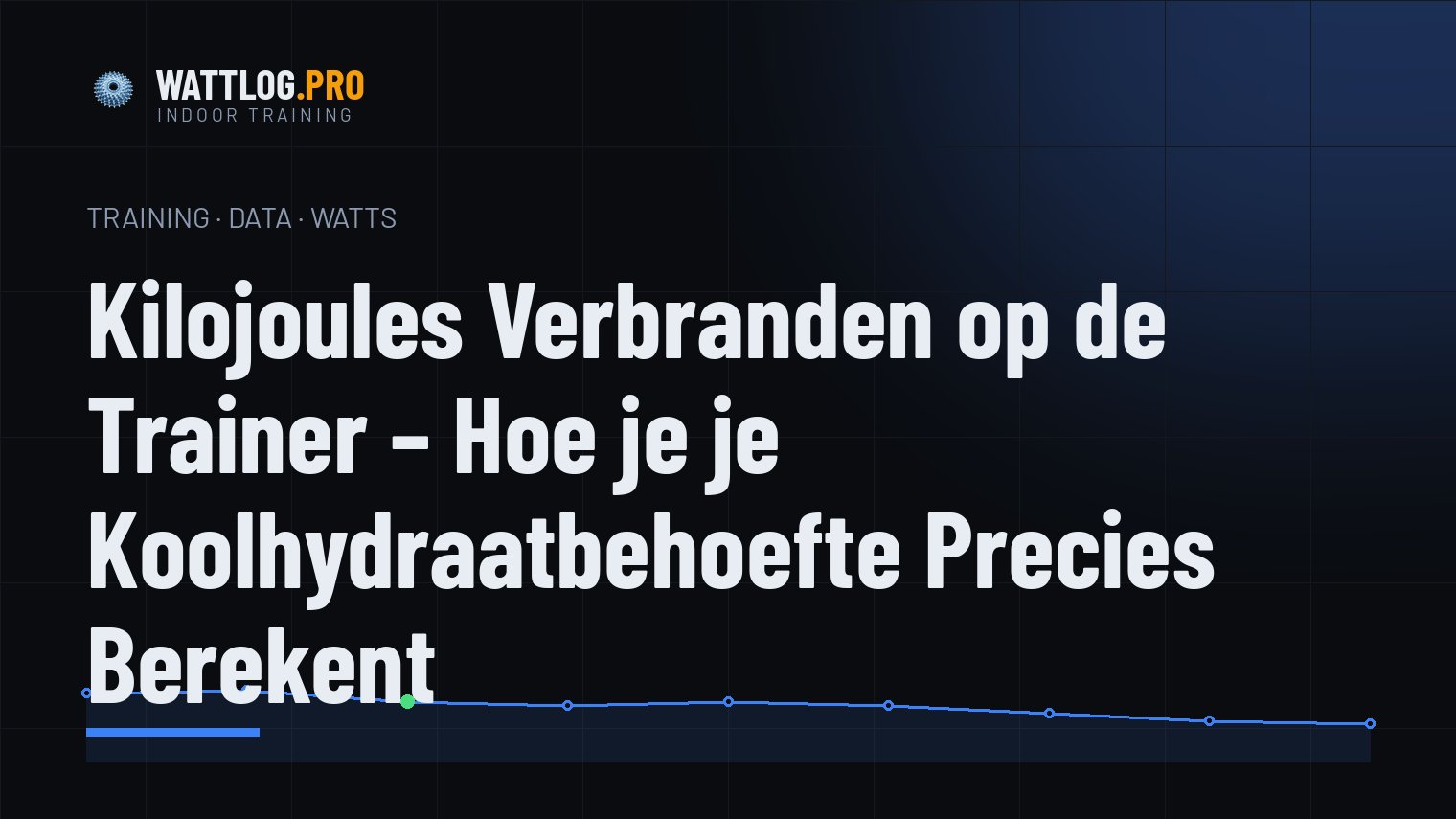 Kilojoules verbranden op de trainer — hoe je je koolhydraatbehoefte precies berekent