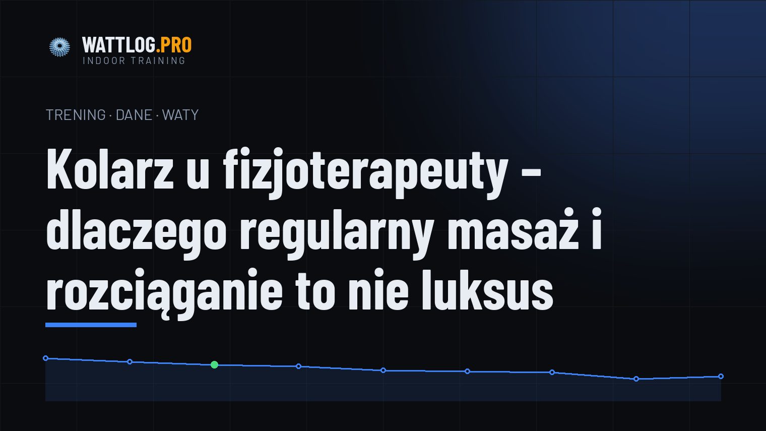 Kolarz u fizjoterapeuty — dlaczego regularny masaż i rozciąganie to nie luksus