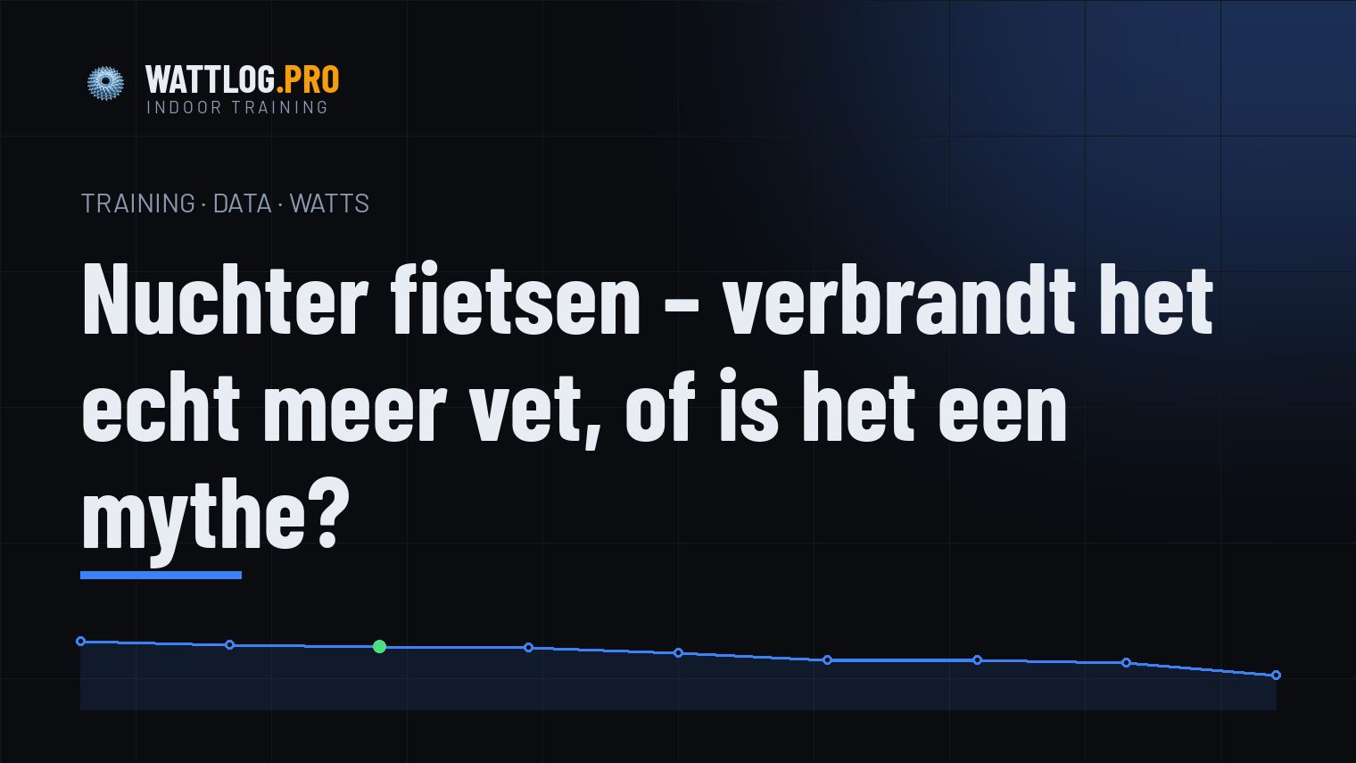 Nuchter fietsen — verbrandt het echt meer vet, of is het een mythe?