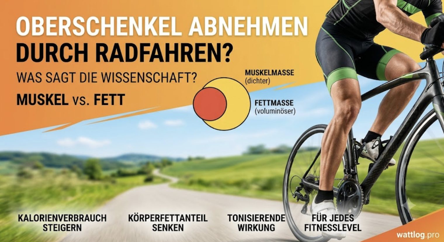 Oberschenkel schlanker durch Radfahren — geht das?